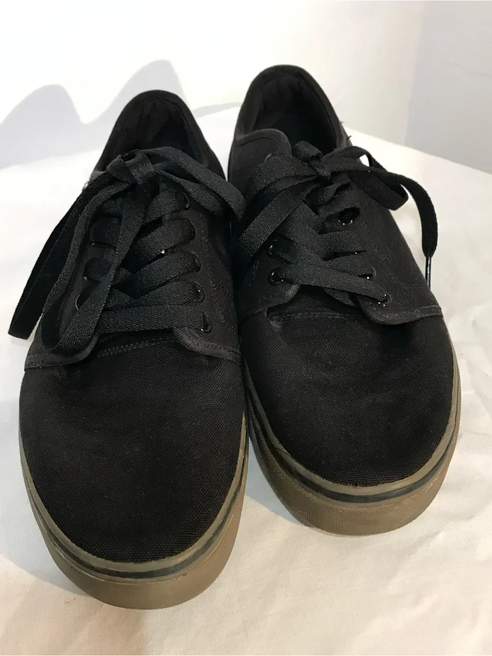 TONY HAWK Black Low-Top Lace-Up Skateboarding Shoes Sneakers for Skateboarding‎